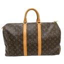 LOUIS VUITTON ルイ ヴィトン M41428 TH1004 キーポル45 キャンパス ボストンバッグ モノグラム ブラウン系 【中古】