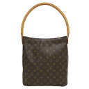 LOUIS VUITTON ルイ ヴィトン M51145/LM1011 ショルダーバッグ ルーピング モノグラム ブラウン系 【中古】