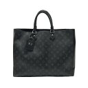 LOUIS VUITTON ルイ ヴィトン M44733/RI1210 トートバッグ グラン・サック モノグラム・エクリプス ブラック系 【中古】