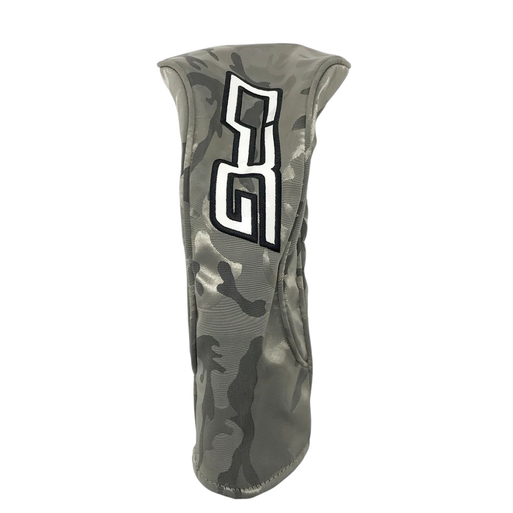 CPG GOLF シーピージーゴルフ ヘッドカバー カモフラ 迷彩柄 グレー系 DR 【中古】ゴルフウェア