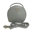 FURLA フルラ ドッティ 2way ハンドバッグ ショルダーバッグ グレー系 【中古】レディース