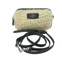 COACH コーチ 2way ボア ショルダーバッグ ポーチ ホワイト系 【中古】レディース