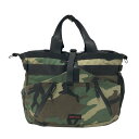 BRIEFING GOLF ブリーフィング ボストンバッグ カモフラ 迷彩柄 カーキ系 【中古】ゴルフウェア