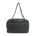 CHANEL シャネル チェーン バッグ グレー系 【中古】