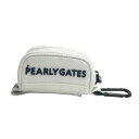 PEARLY GATES パーリーゲイツ ボールポーチ ホワイト系 【中古】ゴルフウェア