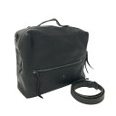 HENRY BEGUELIN ヘンリーベグリン 2WAYレザー ショルダーバッグ ブラック系 【中古】