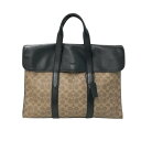 COACH コーチ A1980-39775 メトロポリタン ブリーフケース シグネチャー ベージュ系 【中古】