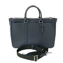 COACH コーチ F59141 2way ビジネスバック ネイビー系 【中古】