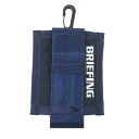 BRIEFING GOLF ブリーフィング ボール ポーチ ホルダー ネイビー系 【中古】ゴルフウェア