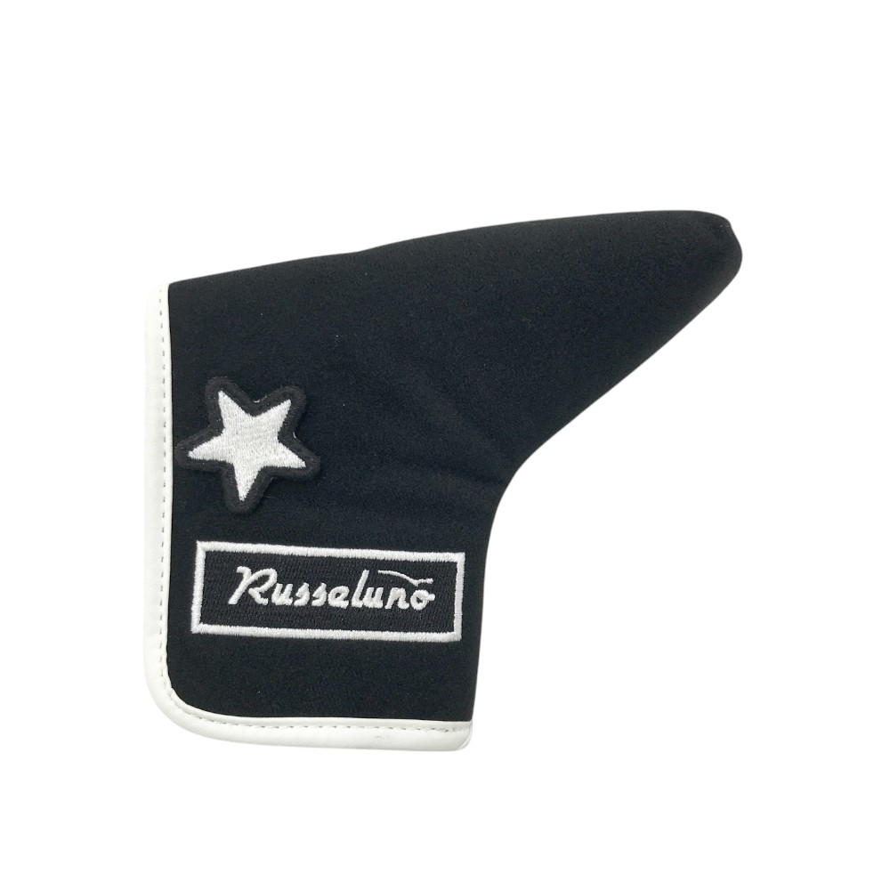 RUSSELUNO ラッセルノ パターカバー ルチャ ワッペン ピン型 ブラック系 PT 【中古】ゴルフウェア