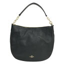 COACH コーチ F31399 ショルダーバッグ ハンドバッグ レザー ブラック系 【中古】(4)