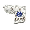 BETTINARDI ベティナルディ クイーン B パターカバー ピン型 総柄 ホワイト系 PT 【中古】ゴルフウェア