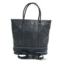 MUNSING WEAR マンシングウェア 2WAY 二層式 トートバッグ ネイビー系 【中古】ゴルフウェア