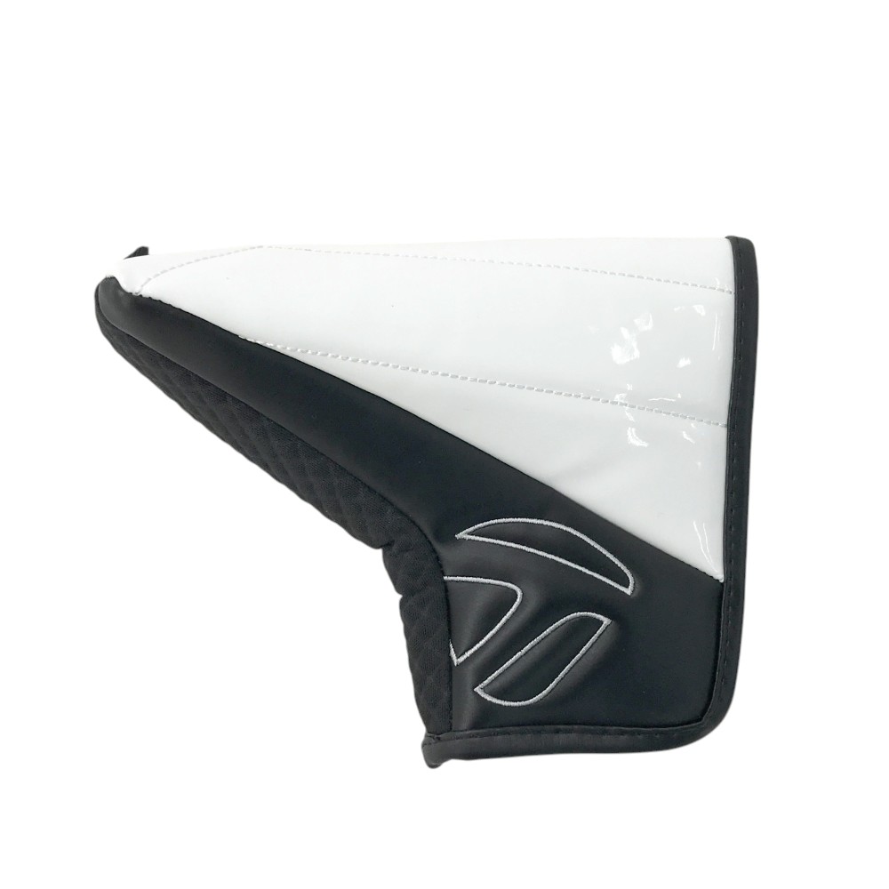 TAYLOR MADE テーラーメイド ヘッドカバー ピン型 エナメル ホワイト系 PT 【中古】ゴルフウェア