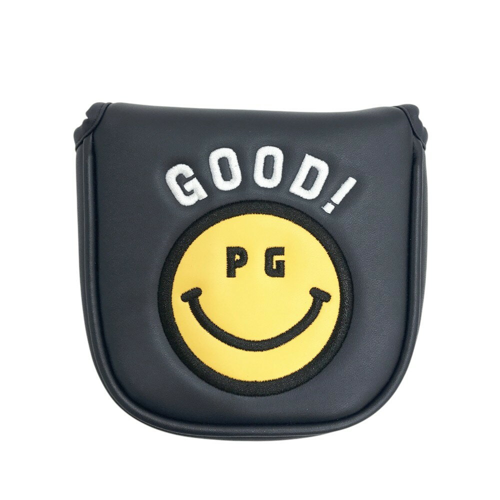 PEARLY GATES パーリーゲイツ パターカバー マレット型 ニコちゃん ネイビー系 PT 【中古】ゴルフウェア