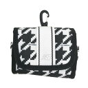 NEW BALANCE GOLF ニューバランス カニカン付き ポーチ 総柄 ホワイト系 【中古】ゴルフウェア