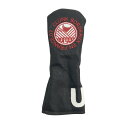 CLUNK クランク ヘッドカバー レザー UT ブラック系 UT 【中古】ゴルフウェア