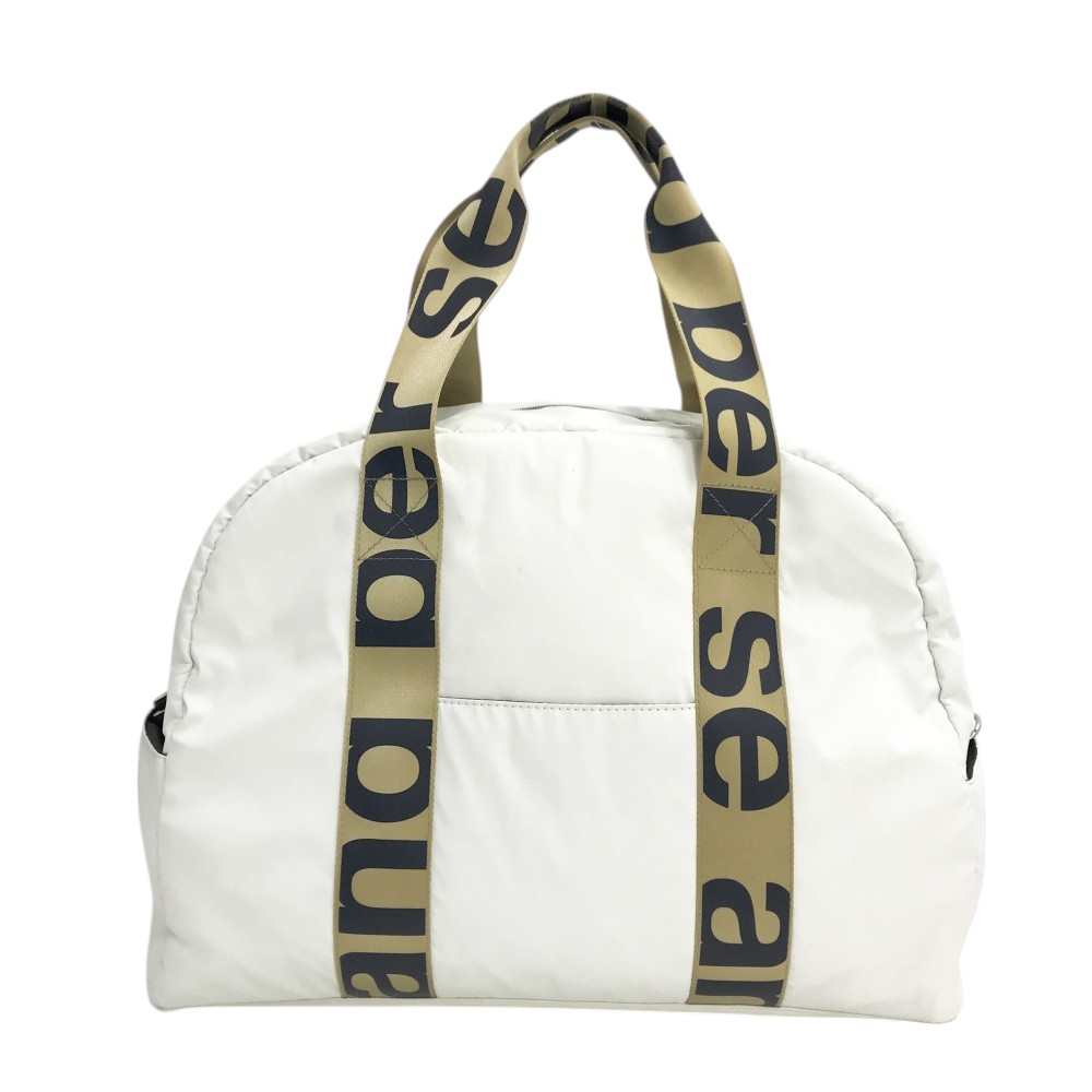 AND PER SE アンパスィ ボストンバッグ ホワイト系 【中古】ゴルフウェア