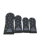 SCOTTY CAMERON スコッティキャメロン ヘッドカバー 4点セット TCC アガベマン 限定 ブラック系 DR、FW、UT×2 【中古】ゴルフウェア