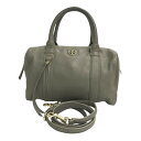 TORY BURCH トリーバーチ ハンドバッグ グレー系 【中古】