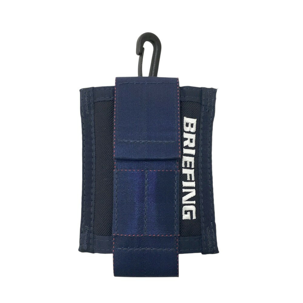 BRIEFING GOLF ブリーフィング ボールポーチ ホルダー ネイビー系 【中古】ゴルフウェア