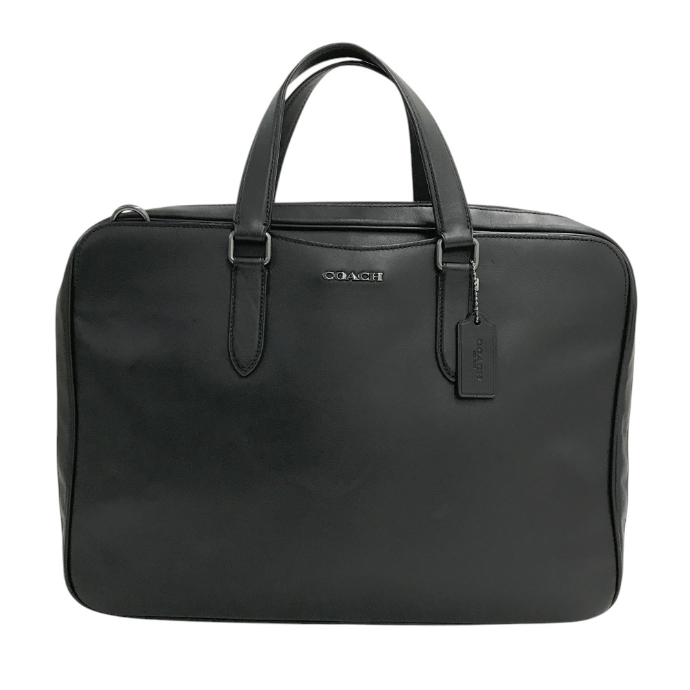 COACH コーチ C8170 ビジネスバッグ ブリーフケース ブラック系 【中古】