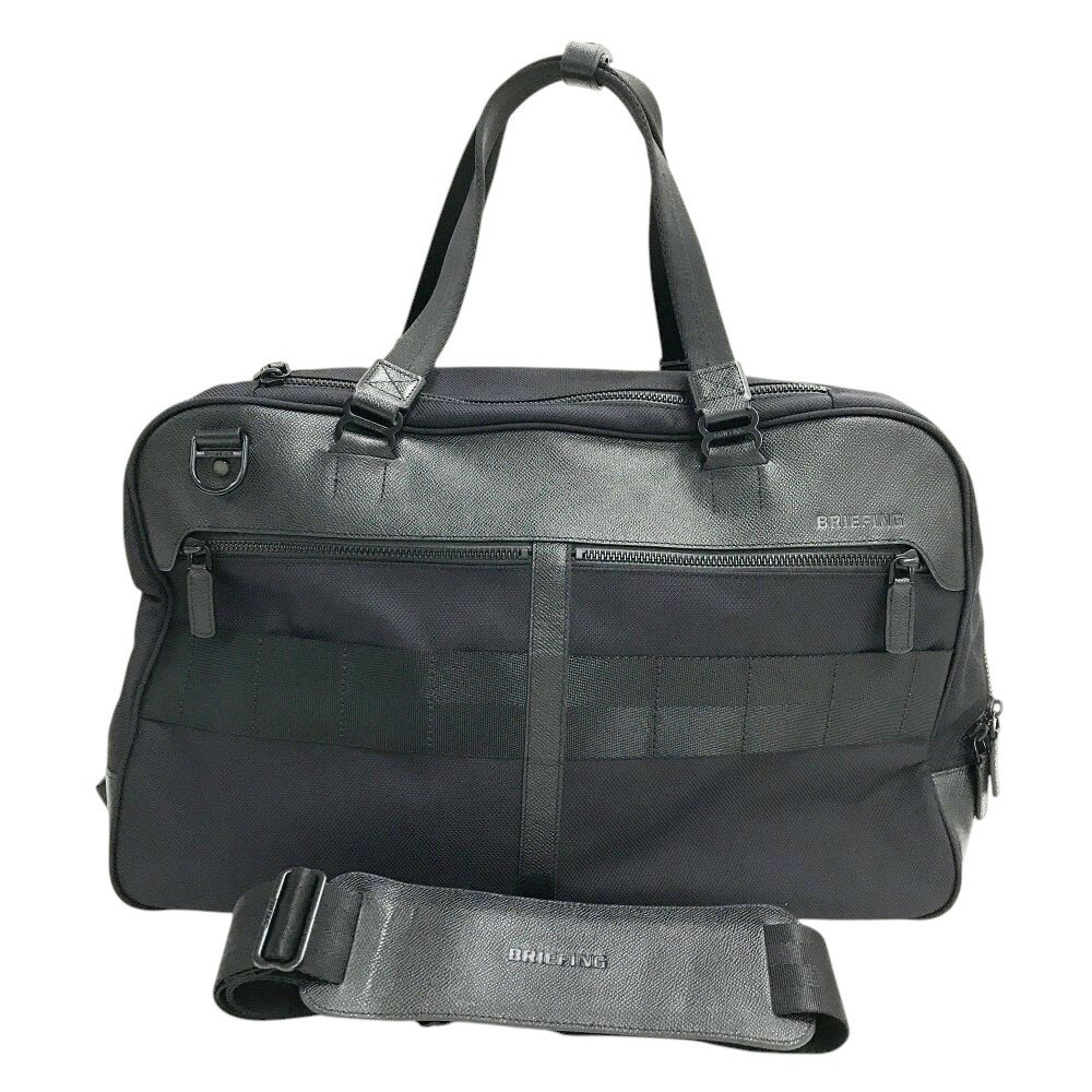 BRIEFING GOLF ブリーフィング PREMIUM BOSTON 2WAY ボストンバッグ ブラック系 【中古】ゴルフウェア