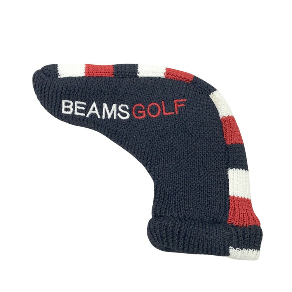 BEAMS GOLF ビームスゴルフ ヘッドカバー ニット ピン型 ネイビー系 PT 【中古】ゴルフウェア