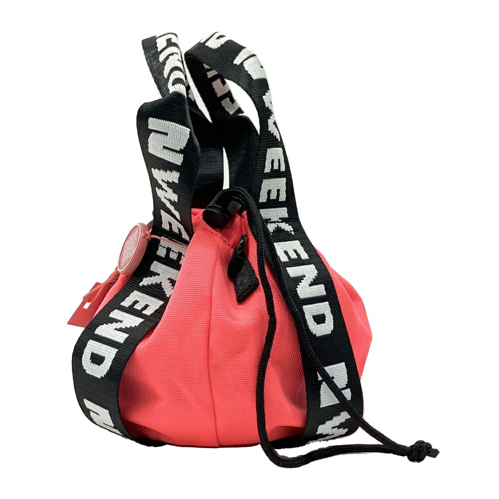 NBB WEEKEND エヌビービーウィークエンド 2WAY カートバッグ ピンク系 【中古】ゴ...