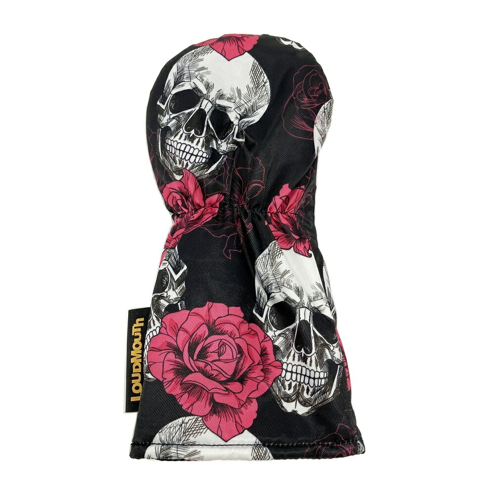 LOUD MOUTH ラウドマウス ヘッドカバー Skulls&Roses ブラック系 DR 【中古】ゴルフウェア — vista 2