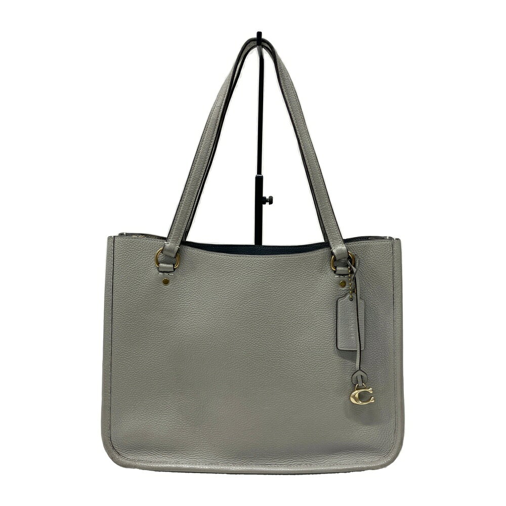 COACH コーチ C3768 タイラー キャリーオール トートバッグ グレー系 【中古】