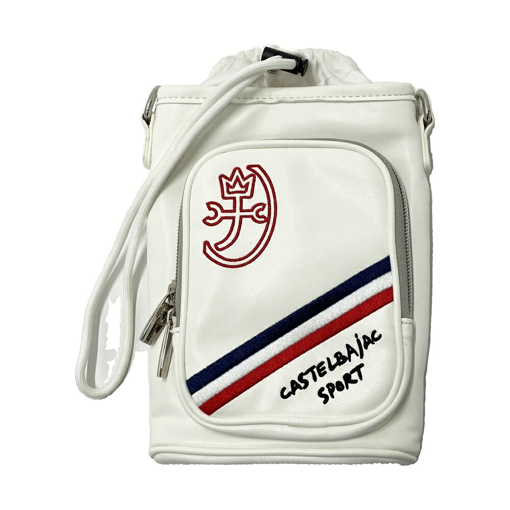 CASTELBAJAC カステルバジャック ショルダーポーチ ポシェット ホワイト系 【中古...