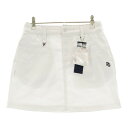 PEARLY GATES パーリーゲイツ ストレッチスカート ホワイト系 0 【中古】ゴルフウェア レディース