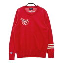 PEARLY GATES パーリーゲイツ ニットセーター レッド系 0 【中古】ゴルフウェア レディース