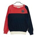 JUN&ROPE ジュン アンド ロペ 長袖ニットセーター ピンク系 S 【中古】ゴルフウェア レディース