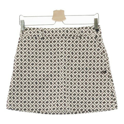 MASTER BUNNY EDITION マスターバニーエディション 2022年モデル スカート 総柄 ホワイト系 0 【中古】ゴルフウェア レディース