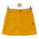LE COQ GOLF ルコックゴルフ スカート オレンジ系 7 【中古】ゴルフウェア レディース(4)