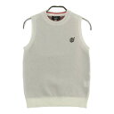 Bull&Bull ブル アンド ブル ニットベスト ホワイト系 S 【中古】ゴルフウェア レディース
