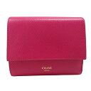 CELINE セリーヌ 10B573BEL.24PI 三つ折り財布 Small Trifold Wallet ピンク系 【中古】レディース