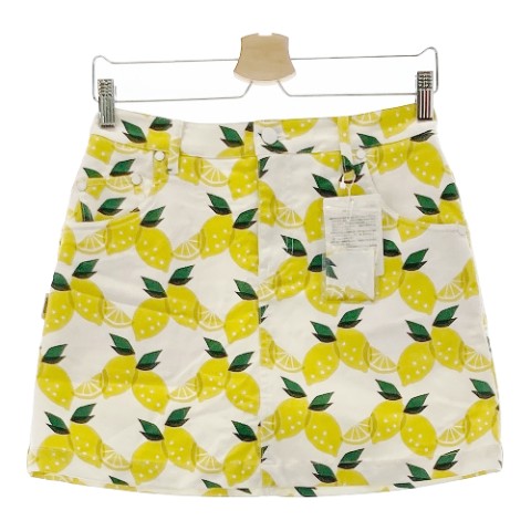 MASTER BUNNY EDITION マスターバニーエディション インナー付スカート レモン 総柄 イエロー系 1 【中..