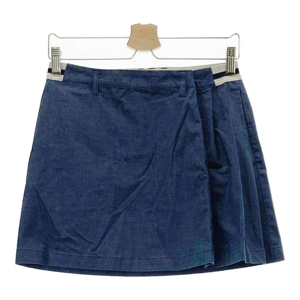 ADIDAS GOLF アディダスゴルフ DW6435 ストレッチスカート ネイビー系 S 【中古】ゴルフウェア レディース