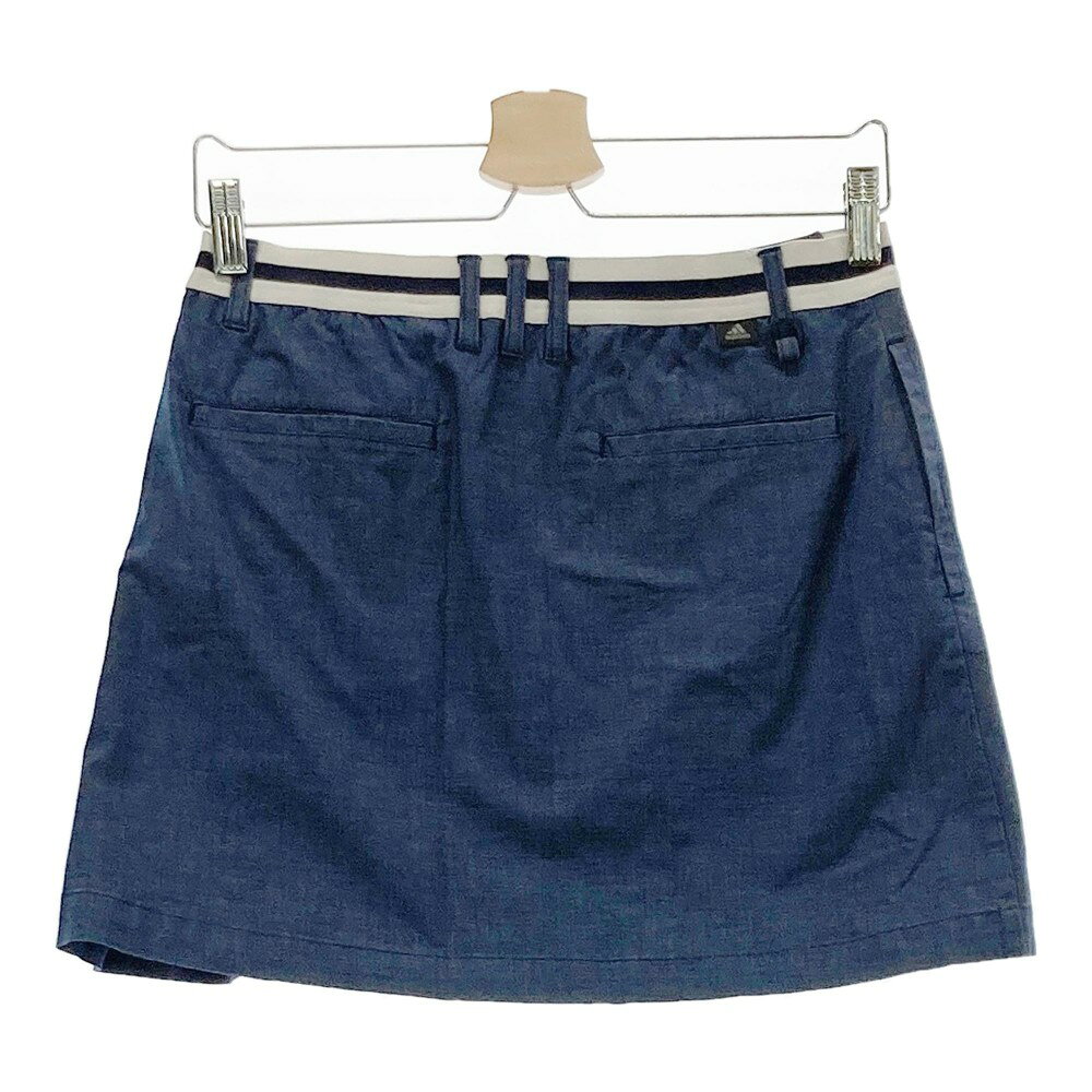 ADIDAS GOLF アディダスゴルフ DW6435 ストレッチスカート ネイビー系 S 【中古】ゴルフウェア レディース