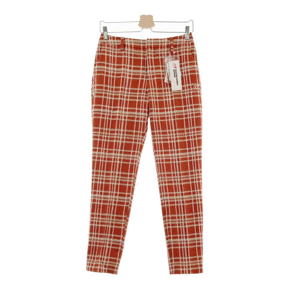 MASTER BUNNY EDITION マスターバニーエディション ニット ロングパンツ 総柄 ブラウン系 0 【中古】ゴ..