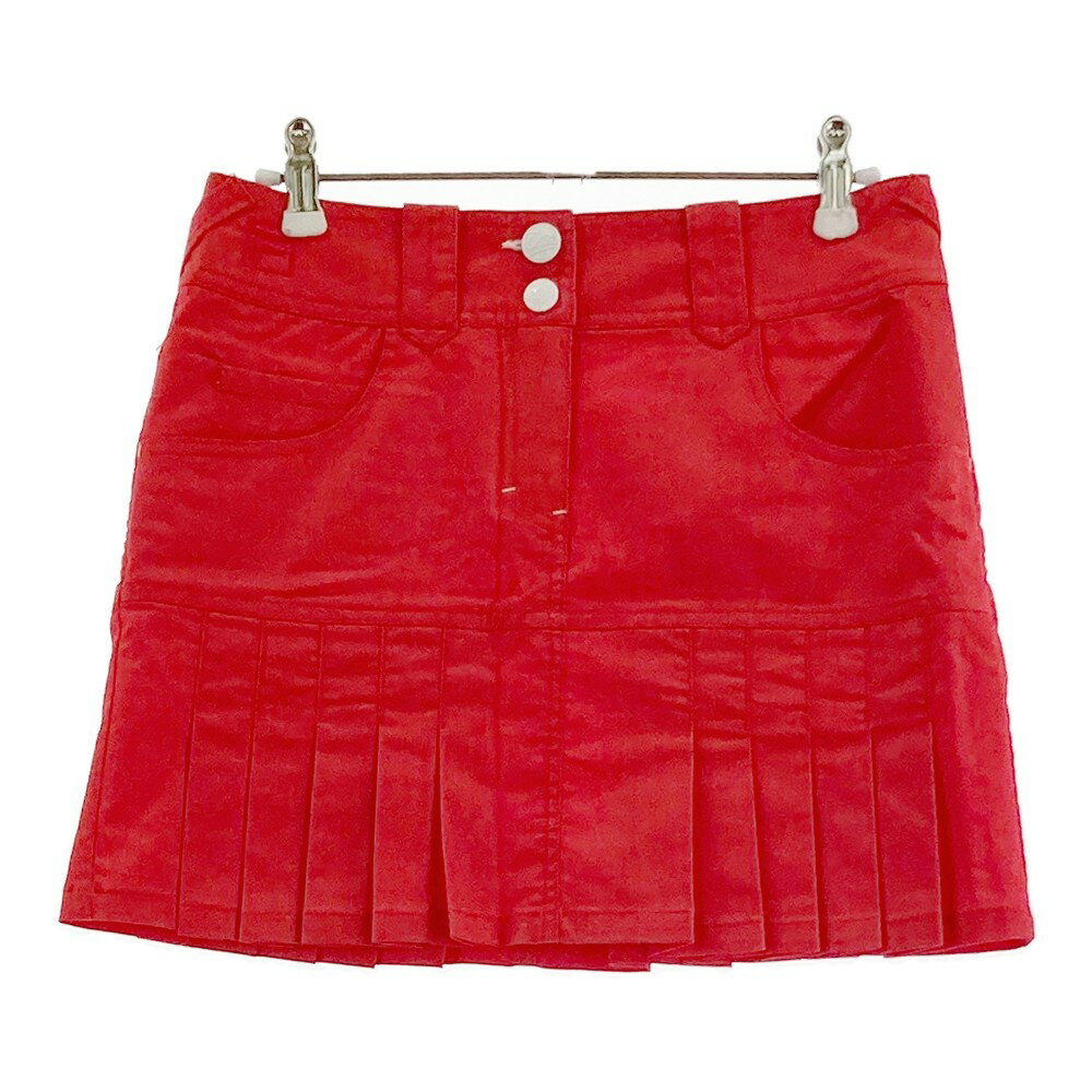 FILA GOLF フィラゴルフ スカート レッド系 S 【中古】ゴルフウェア レディース