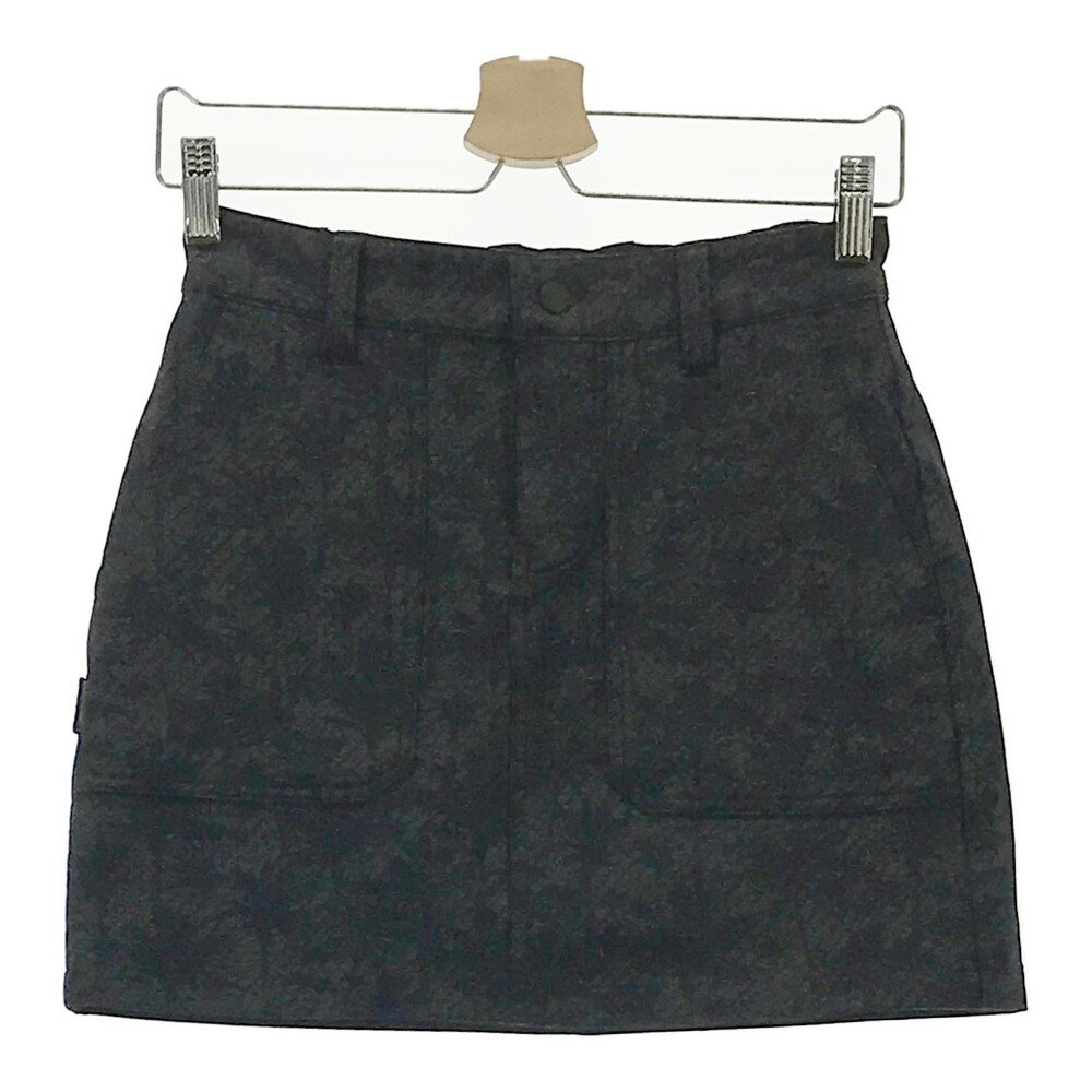 ROSASEN ロサーセン リバーシブル ストレッチスカート 総柄 ネイビー系 38 【中古】ゴルフウェア レデ..