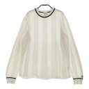 MUNSING WEAR マンシングウェア 2023年モデル ニットセーター ホワイト系 M 【中古】ゴルフウェア レディース