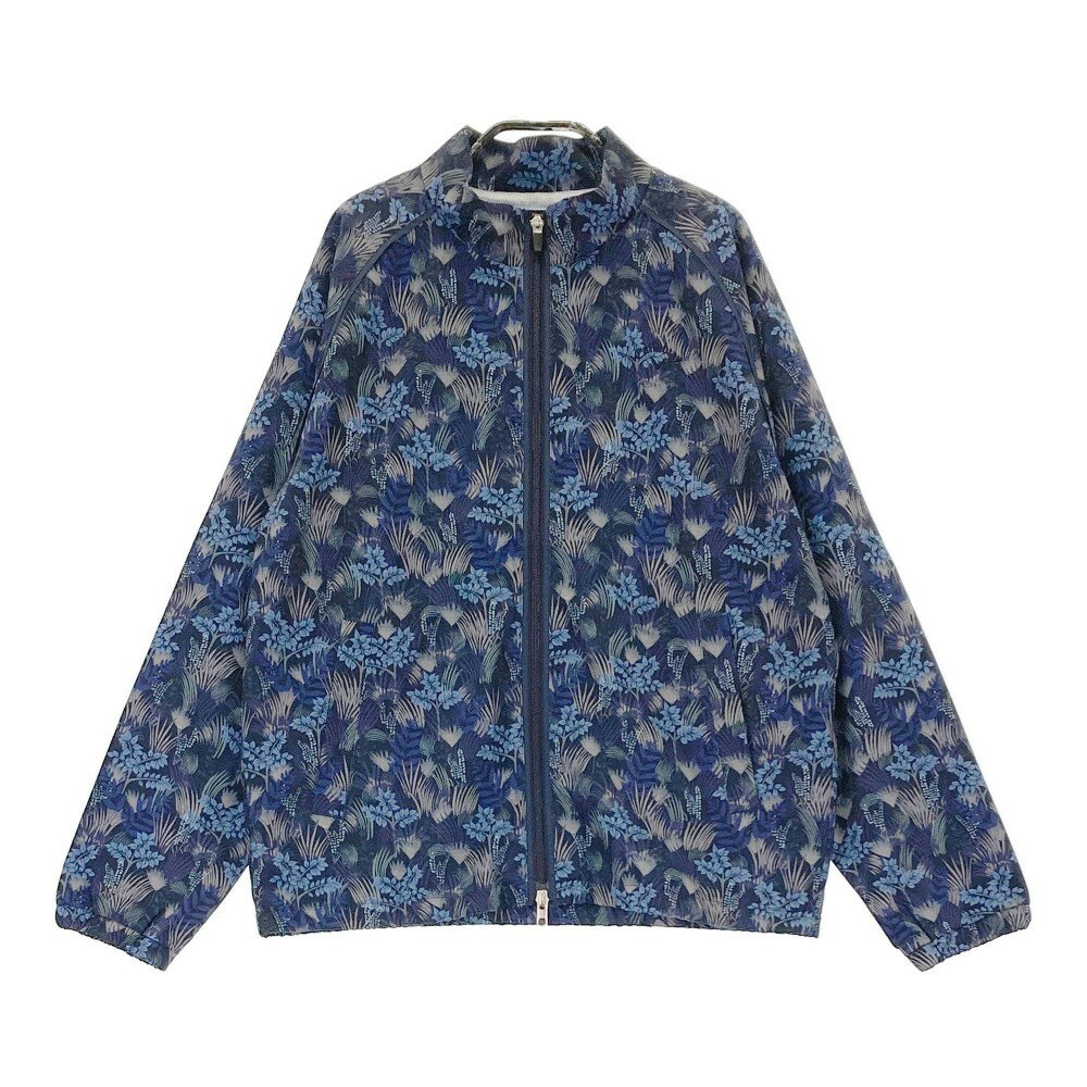 CALLAWAY キャロウェイ ジップジャケット 総柄 ネイビー系 M 【中古】ゴルフウェア レディース