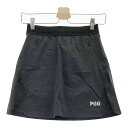 PGG PEARLY GATES パーリーゲイツ 2022年モデル ストレッチスカート ロゴプリント グレー系 00 【中古】ゴルフウェア レディース