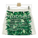 PEARLY GATES パーリーゲイツ 2022年モデル スカート サラダ柄 グリーン系 00 【中古】ゴルフウェア レディース
