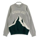 JACK BUNNY ジャックバニー ニット セーター グレー系 1 【中古】ゴルフウェア レディース
